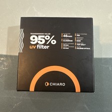 CHIARO 46MM 95-UVAT UV FILTER- NEW