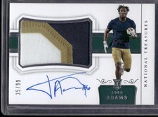 2018 Panini National Treasures Collegiate #129 Josh Adams #/99