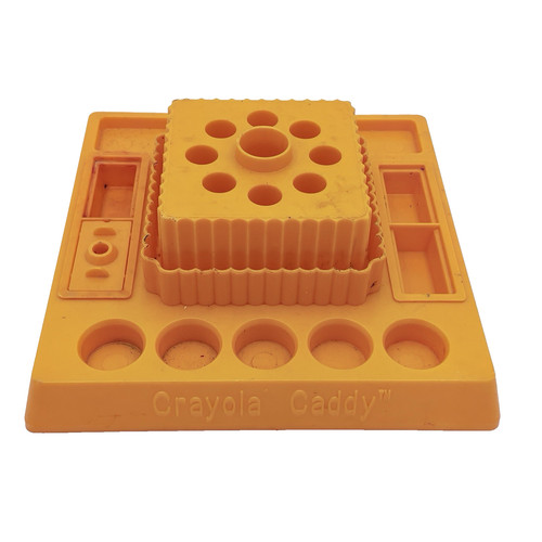 1978 Crayola Rotating Caddy Art Organizer for Crayons Paints Markers