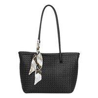 Gallantry, Handtasche FüR Damen Mit Geflochtenem Muster Und Schal