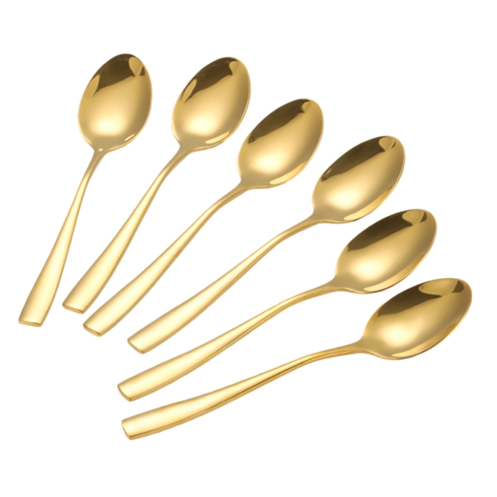 Комплект из 6 предметов золотого цвета от hochwertigem Edelstahl - Современный и элегантный 3490₽