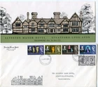 1964 SHAKESPEARE ORD. GREAT BRITAIN QE2 ALVESTON MANOR ILLUS FDC STRATFORD FDI
