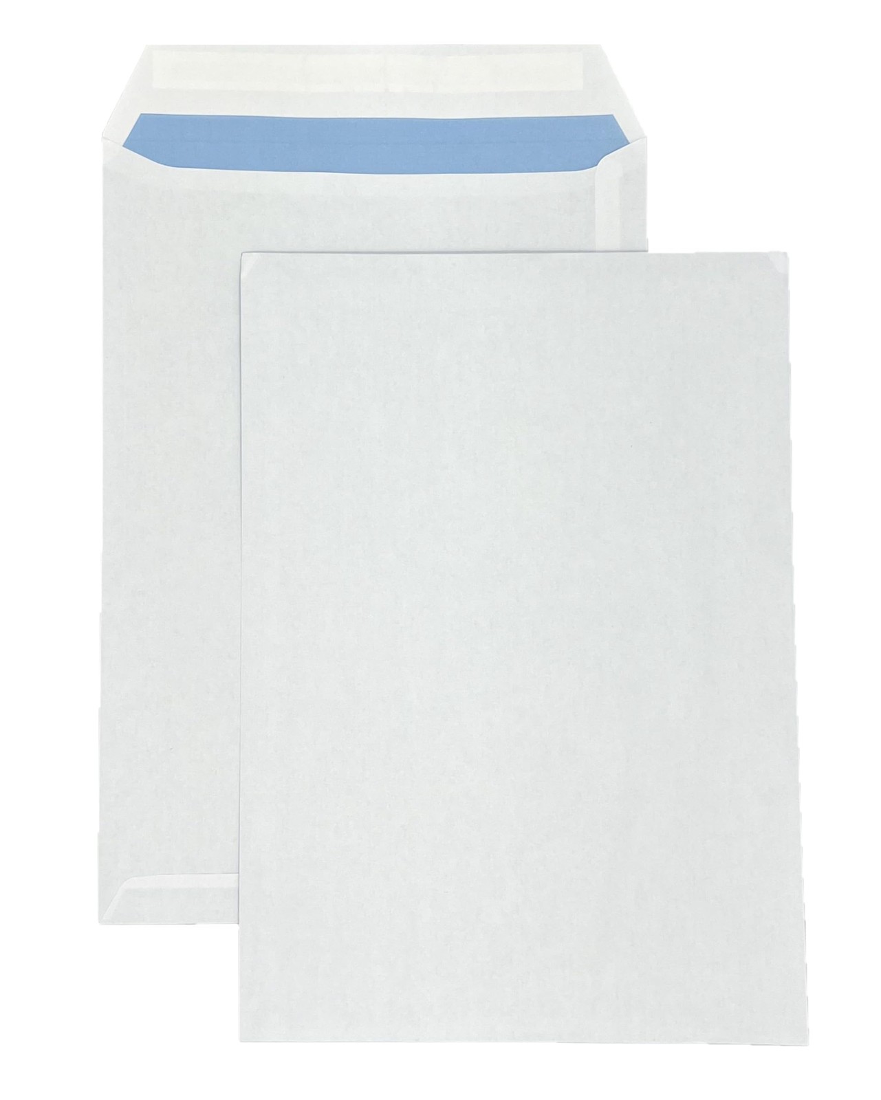 Pochettes C4 anti-déchirure 229x324 mm blanches pour sécuriser vos envois A4