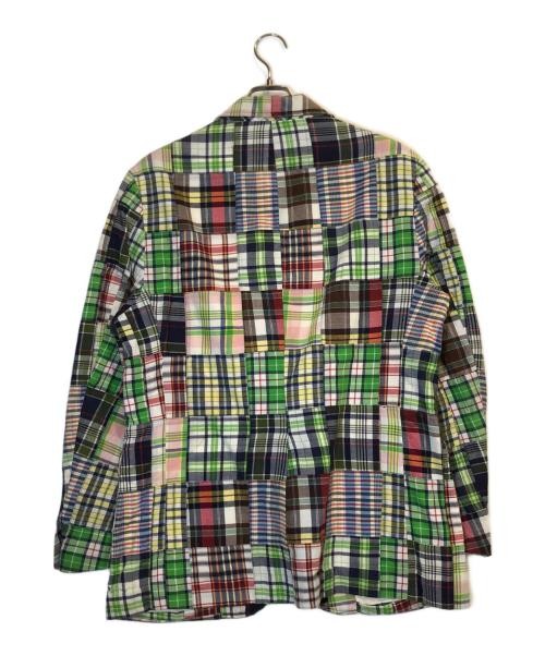 Patchwork tailored jacket, men's/women's casual b… - image 2