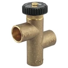 Watts 3/4 Lf70a Mixing Valve, Lead Free Brass, 150 Psi