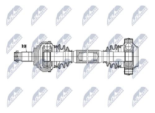 DRIVE SHAFT NPW-BM-216 FOR BMW 3/Convertible/E9/E90/E92 N54B30A 3.0L 6cyl 1 E82 - Image 2