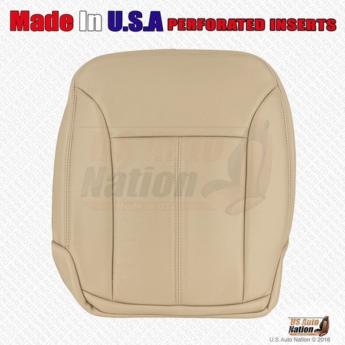 2010 2011 2012 For Mercedes Benz GL550 Driver Bottom & Top Leather Cover Tan - Picture 5 of 6