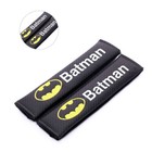 2x Carbon Fiber Batman Car Truck Safety Seat Belt Shoulder Pad Cover Universal
