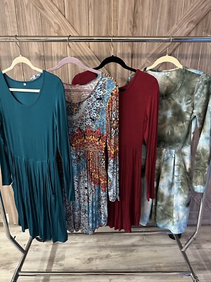 LOT Of 4 GIRLS TEEN KNIT DRESSES. LONG SLEEVES AND SO SOFT AND COMFORTABLE SMALL | eBay LOT Of 4 GIRLS TEEN KNIT DRESSES. LONG SLEEVES AND SO SOFT AND COMFORTABLE SMALL | eBay