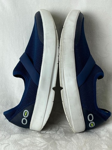 Oofos Womens OOmg Q1-1312020-3 Navy Blue Casual Shoes Sneakers Size 7 - Picture 7 of 10