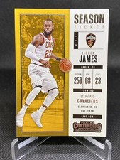 2017-18 Contenders LeBron James Season Ticket Cavaliers