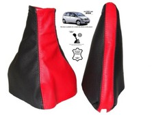 Schaltsack Handbremsmanchette Fur Opel Meriva A 2003-2010 Leder Schwarz Rot