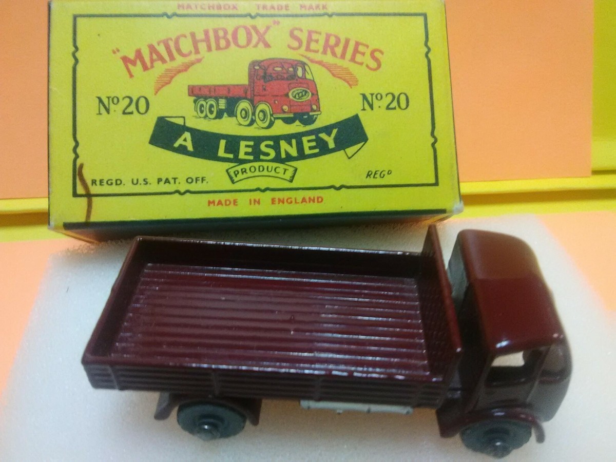 マッチボックス No.20 TRANSPORT TRUCK レズニー Lesney Matchbox No.20 TRANSPORT TRUCK SWEET TIME STOOD STILL