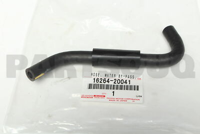 1626420041 Genuine Toyota HOSE, WATER BY-PASS, NO.2 16264-20041 | eBay