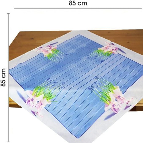 Tischdecke HYAZINTHEN 85x85 cm Fleckschutz Frühling Sommer Blumen Lotus Effekt - Bild 2 von 6