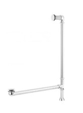 Signature Hardware HP-004A-CP-U 1-1/2" Tub Drain w/ Ball Swivel Overflow 30"