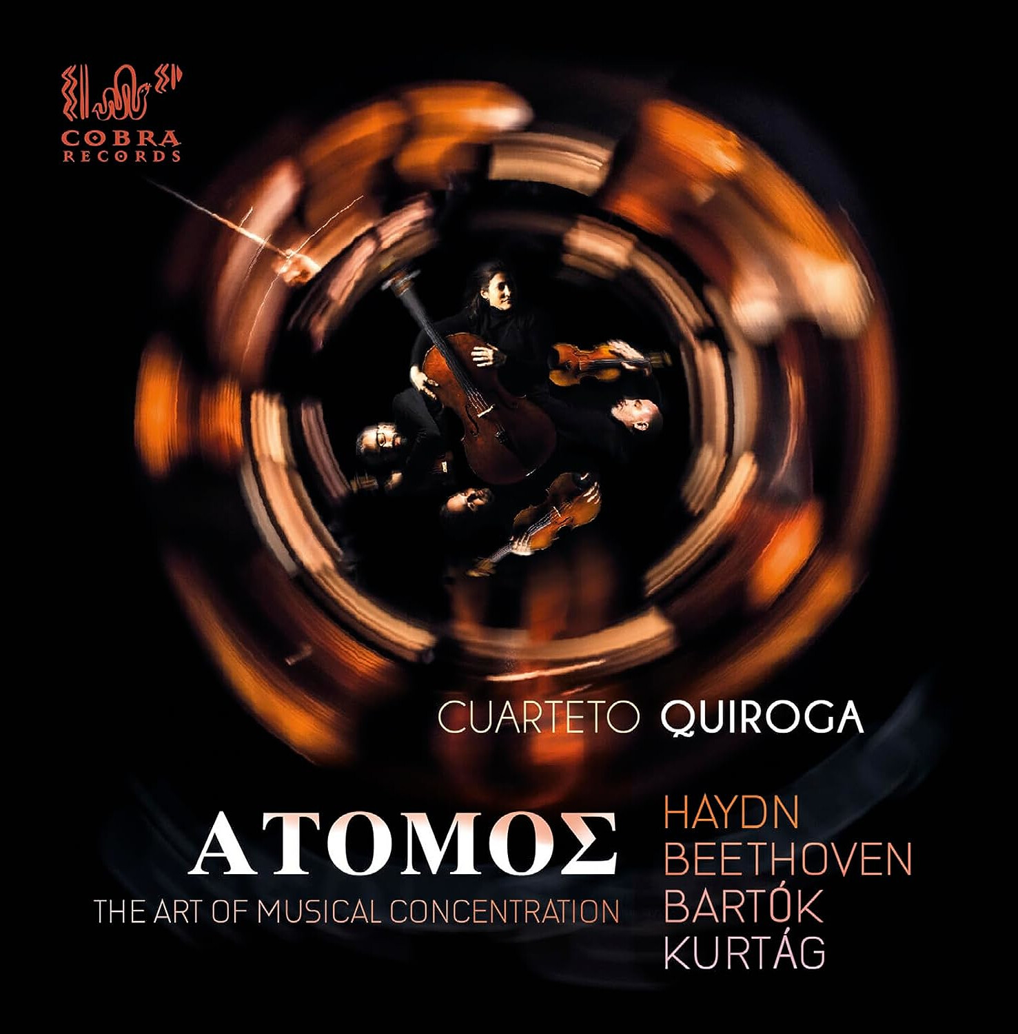 Cuarteto Quiroga ATOMOS: The Art of Musical Concentration (CD) Album