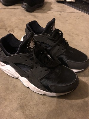 black huaraches mens size 8