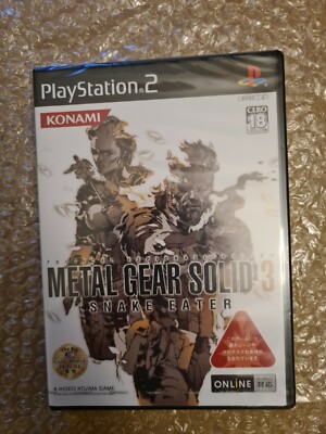 Metal Gear Solid 3 Snake Eater PS2 Ntsc-J Factory Sealed *BESCHREIBUNG LESEN*