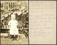 VINTAGE POSTCARD TOPIC: Children RPPC Real Photo