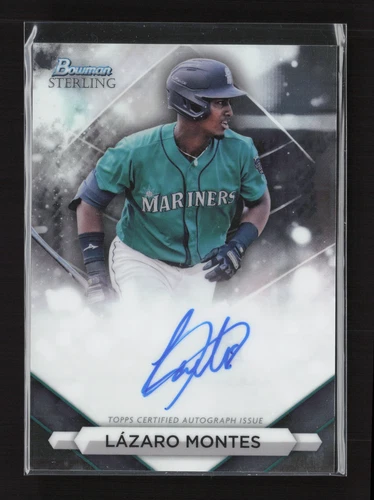 Lázaro Montes 2023 Bowman Sterling #PA-LM Prospect Autographs Auto