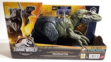 Jurassic World Dinosaur Toy Roar Sound & Attack Action Orkoraptor Figure Mattel