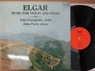 SHE 523 Elgar Music for Violin and Piano / Georgiadis / Parry