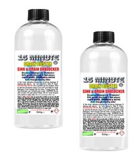 Drain Buster 15 Minute Super Shot Cleaner Clears Blockages Blocked Pipes FAST!