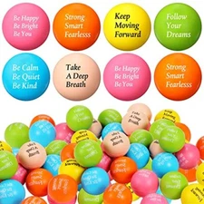 36 Pcs Motivational Stress Balls Quotes Inspirational Funny Colorful Foam 