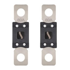 Mega Fuse 80A MEGA/AMG/ANM Screw High Current Strip Bolt-on Cars 2 Pack