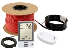 LuxHeat Cable Kit 120v (10-150sqft) Electric Radiant Floor Heating System Tile +