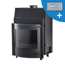 Aquaflam 25 Panorama Wasserführender Kamineinsatz 25 kW Automatic-Steuerung