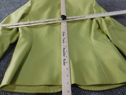 Talbots Jacket Womens 10 Green Collection Blazer Buttons Classic stretch - Picture 13 of 13