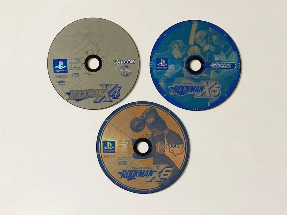 Lot 3 Rockman X4 X5 X6 set Mega Man PS1 Playstation1 Japan Import Tested CAPCOM - Image 3 of 4