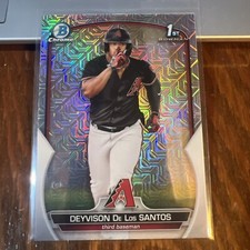 Deyvison De Los Santos 2023 Bowman Chrome 1st Mojo Mega Refractor #BCP-116 NM-MT
