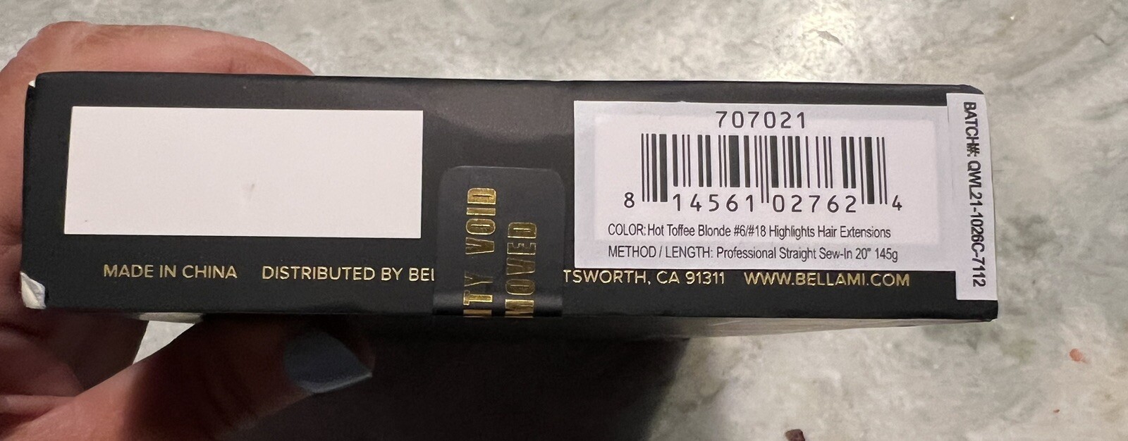 BELLAMI Professional Volume Weft Hair Extensions Hot Toffee Blonde 145