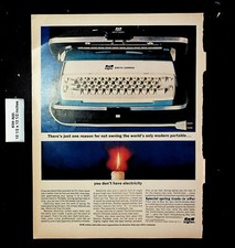 1963 SCM Typewriters Smith-Corona Portable Flame Candle Vintage Print Ad 25441 thumbnail
