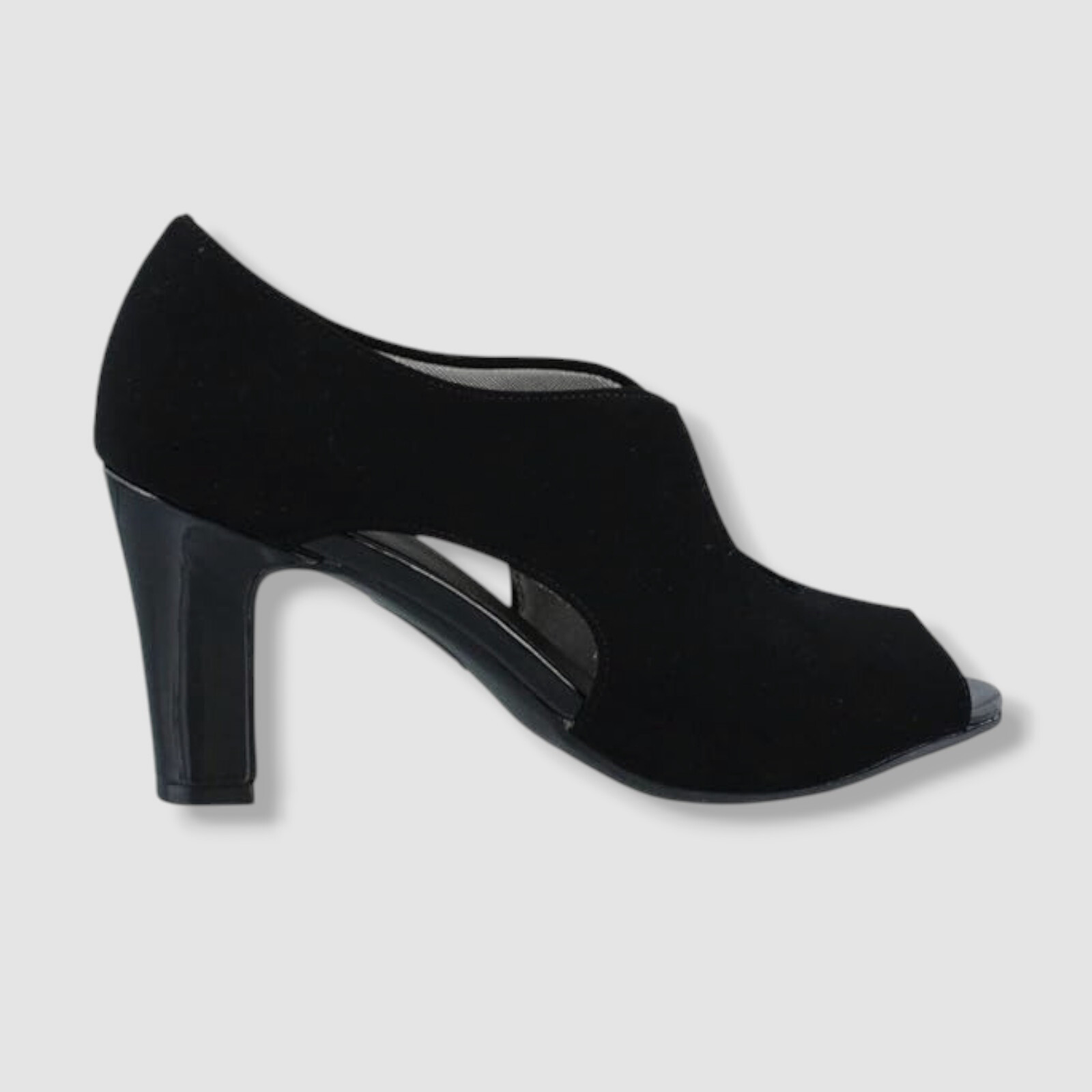 Womens Nina New York Navy Peau De Soie Kitten Heel Pumps Size 36.5 Navy