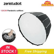 US Triopo 120cm 47.2inch Quick Install Deep Parabolic Softbox For Bowen Flash