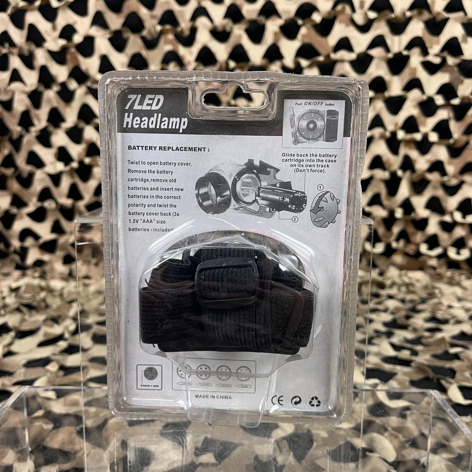 Lámpara de diadema 7 LED nueva Foto 4 de 4