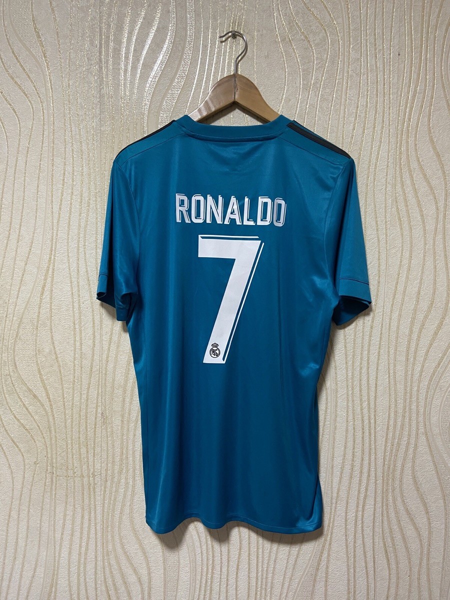 Real Madrid ネイビーシャツ adidas REAL MADRID 2017 2018 THIRD SHIRT JERSEY ADIDAS BR3539 sz L