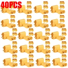 40 PCS Male Female XT90 Connector 4.5mm Adapter Protective For RC Battery USA