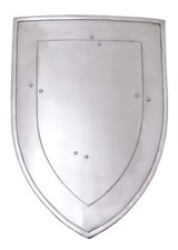 Wappenschild aus Stahl mit Innenpolster