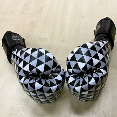 FAIRTEX MUAY THAI KICK BOXING GLOVES BGV14B OP ART - PRISM 1964