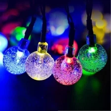 LINKPAL 30 LED Solar String Ball Outdoor Lights - Warm White (0602668000004)