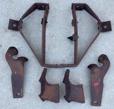 Ford Thunderbird Rear Bumper Mounting Impact Support Brackets Kit 1958-1960 Oem Ford Thunderbird Rear Bumper Mounting Impact Support Brackets Kit 1958-1960 Oem