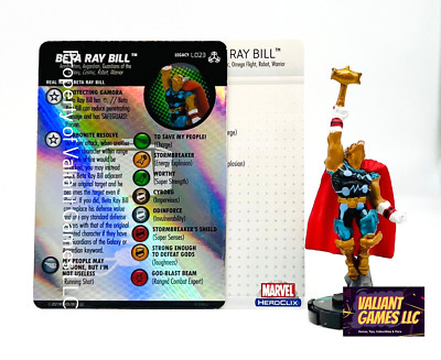 Marvel Heroclix Beta Ray Bill #023 w/ Card & Legacy Card Marvel Heroclix Beta Ray Bill #023 w/ Card & Legacy Card