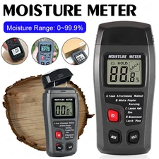 Digital LCD Wood Moisture Meter Detector Tester Humidity 0-99.9% Hygrometer Test