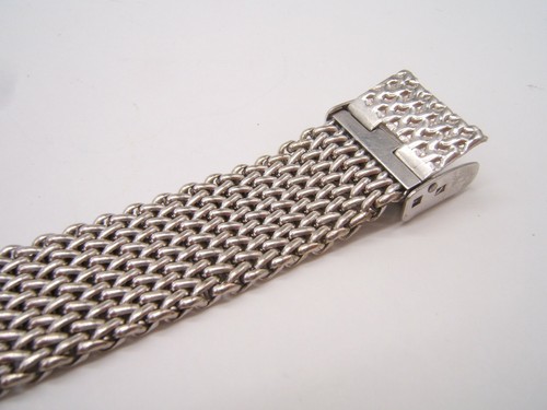 VTG LORD ELGIN WRIST WATCH WOMEN’S WORKING 10K GF BEZEL MESH STRAP 17J 977 - Picture 11 of 12