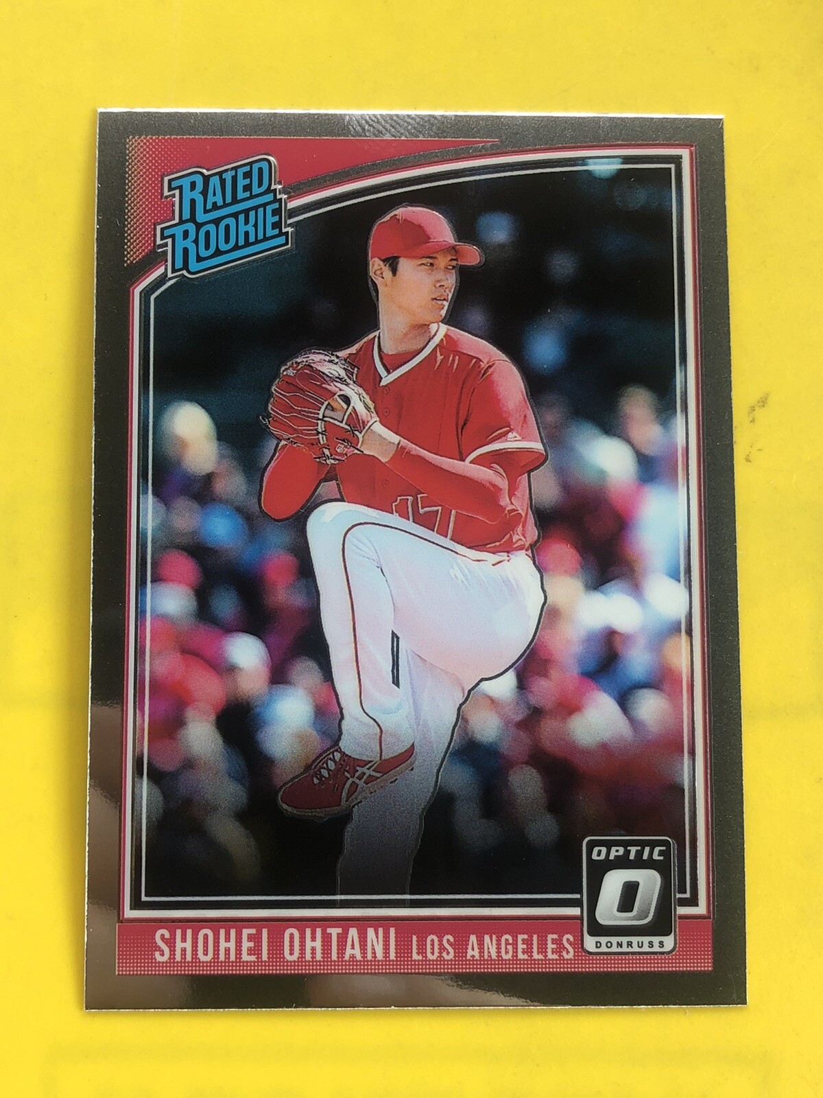2018 Panini Donruss Optic Rated Rookie Variation Shohei Ohtani (Pitching) #176